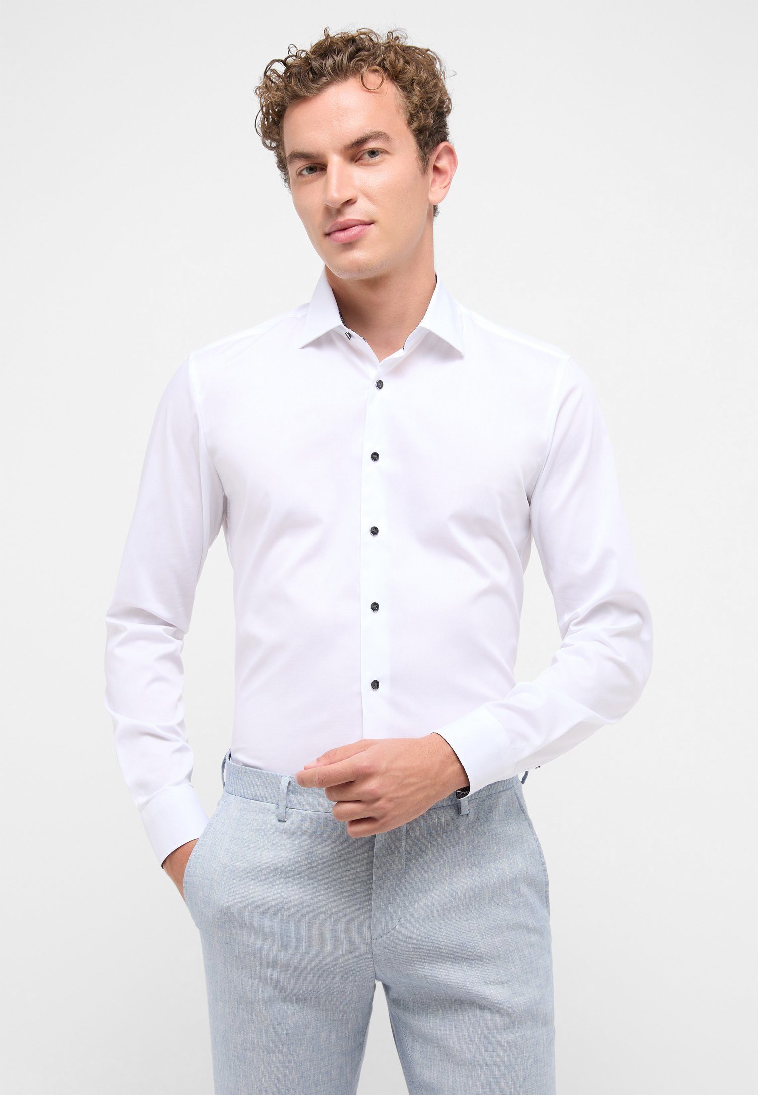 Eterna Langarmhemd SLIM FIT NON IRON günstig online kaufen