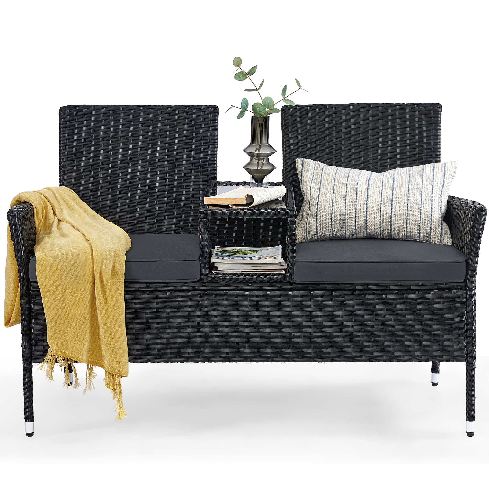 SONGMICS Balkonset, (1-tlg., 1 Gartensofa, mit günstig online kaufen
