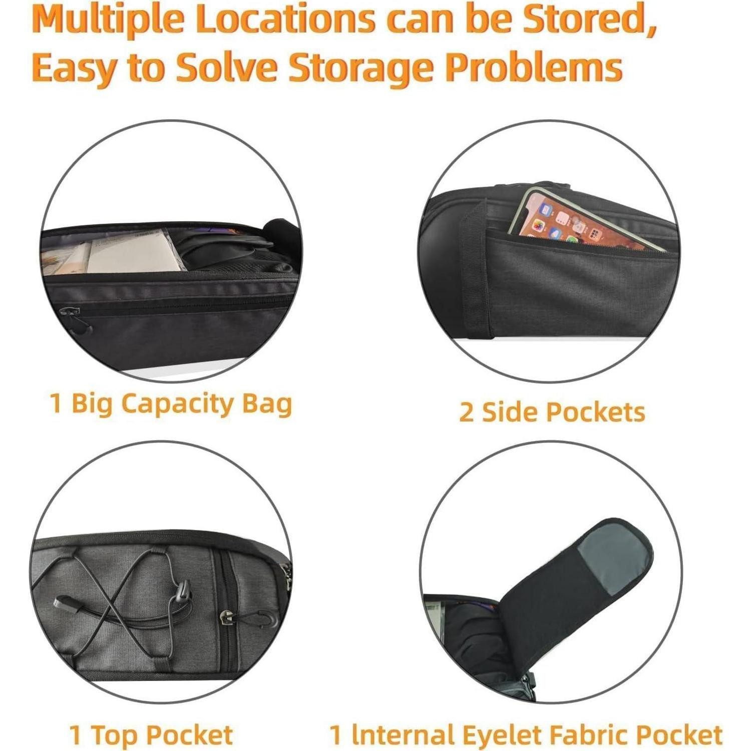 LuxusKollektion Fahrradtasche Fahrradtasche Satteltasche Gepäckträger Tasche Rucksack 8L