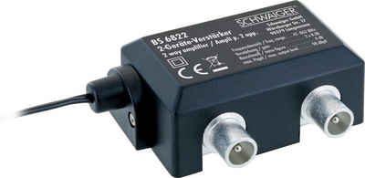 Schwaiger BS6822 531 Leistungsverstärker (Anzahl Kanäle: 2, 1 W, Zweigeräteverstärker)