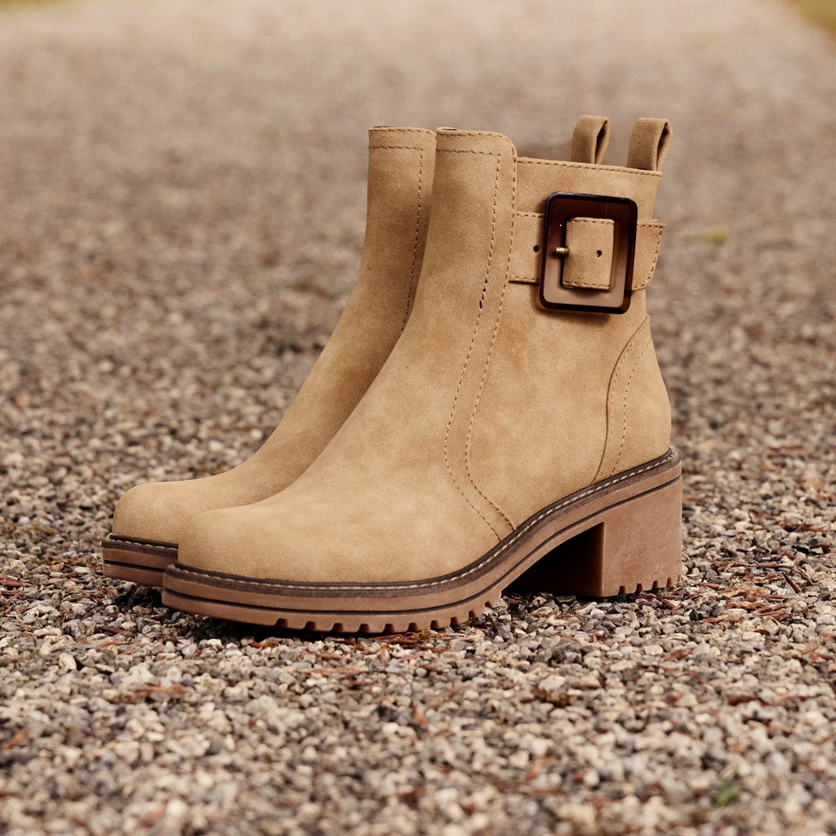 MARCO TOZZI Stiefelette, Blockabstz, Herbstboots in veganer Verarbeitung günstig online kaufen