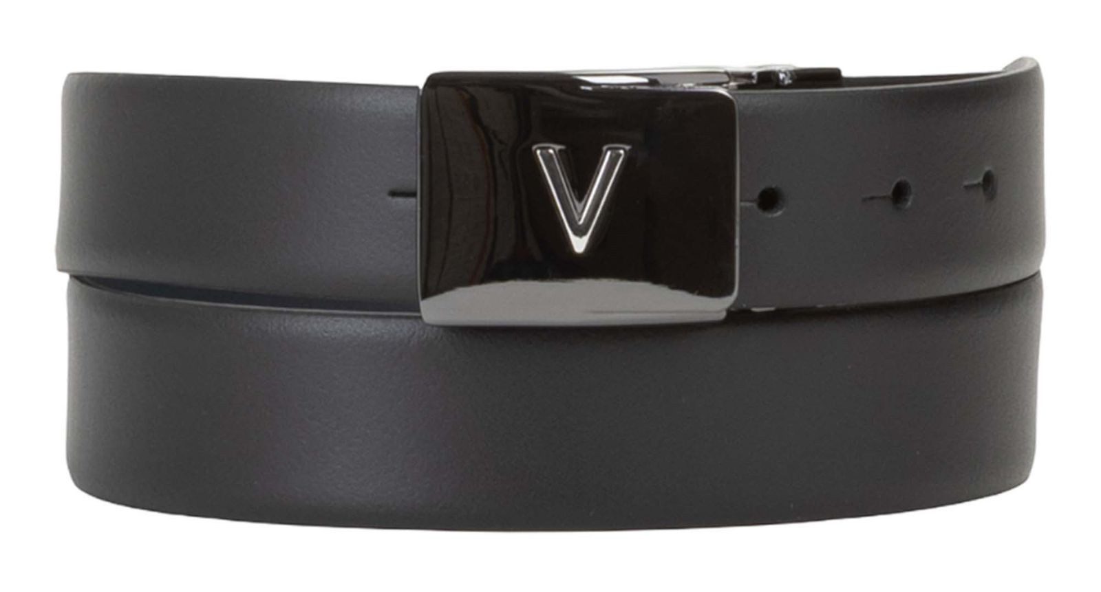 VALENTINO BAGS Ledergürtel Plaque Buckle Belt aus echtem Leder