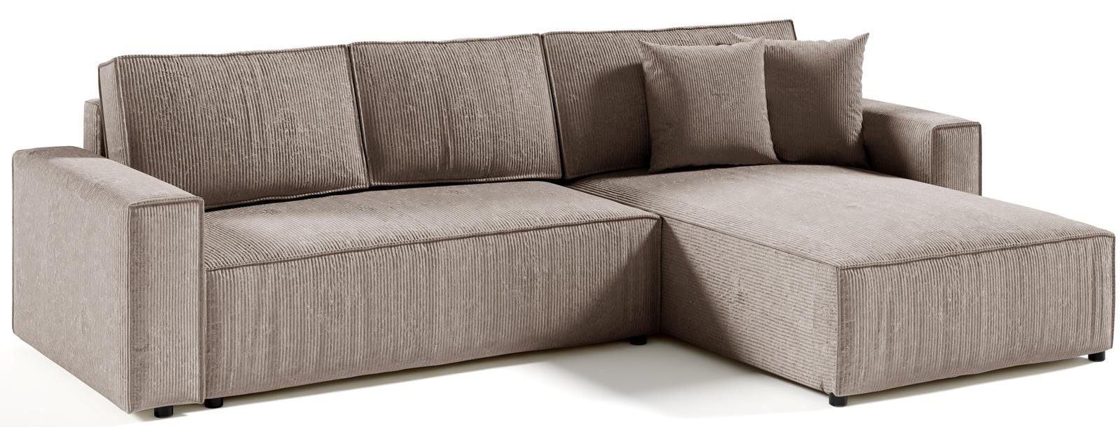 Compleo Ecksofa mit Schlaffunktion, Sofa Eckcouch günstig online kaufen