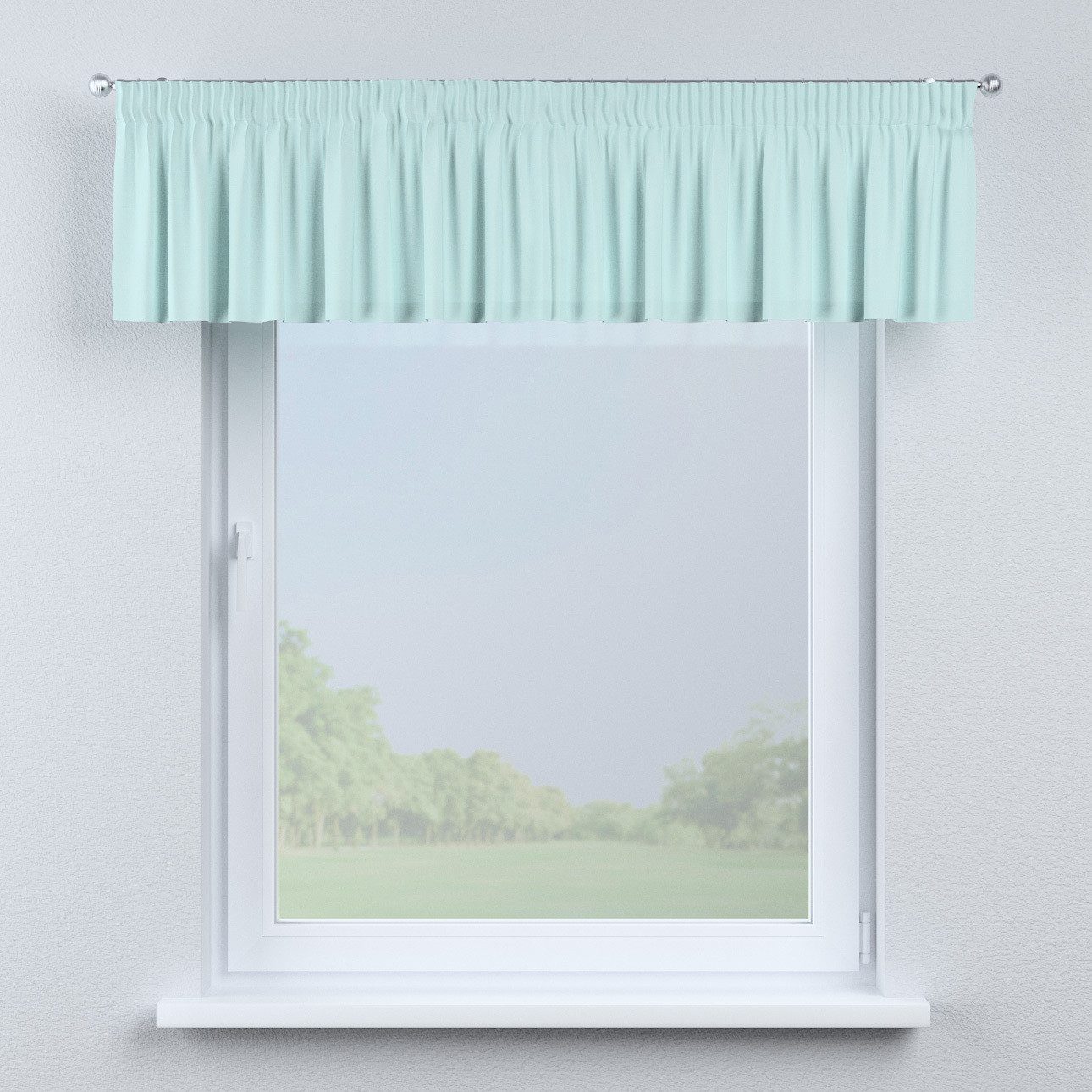Dekoria Vorhang mit Kräuselband 130 x 40 cm, Cotton Panama