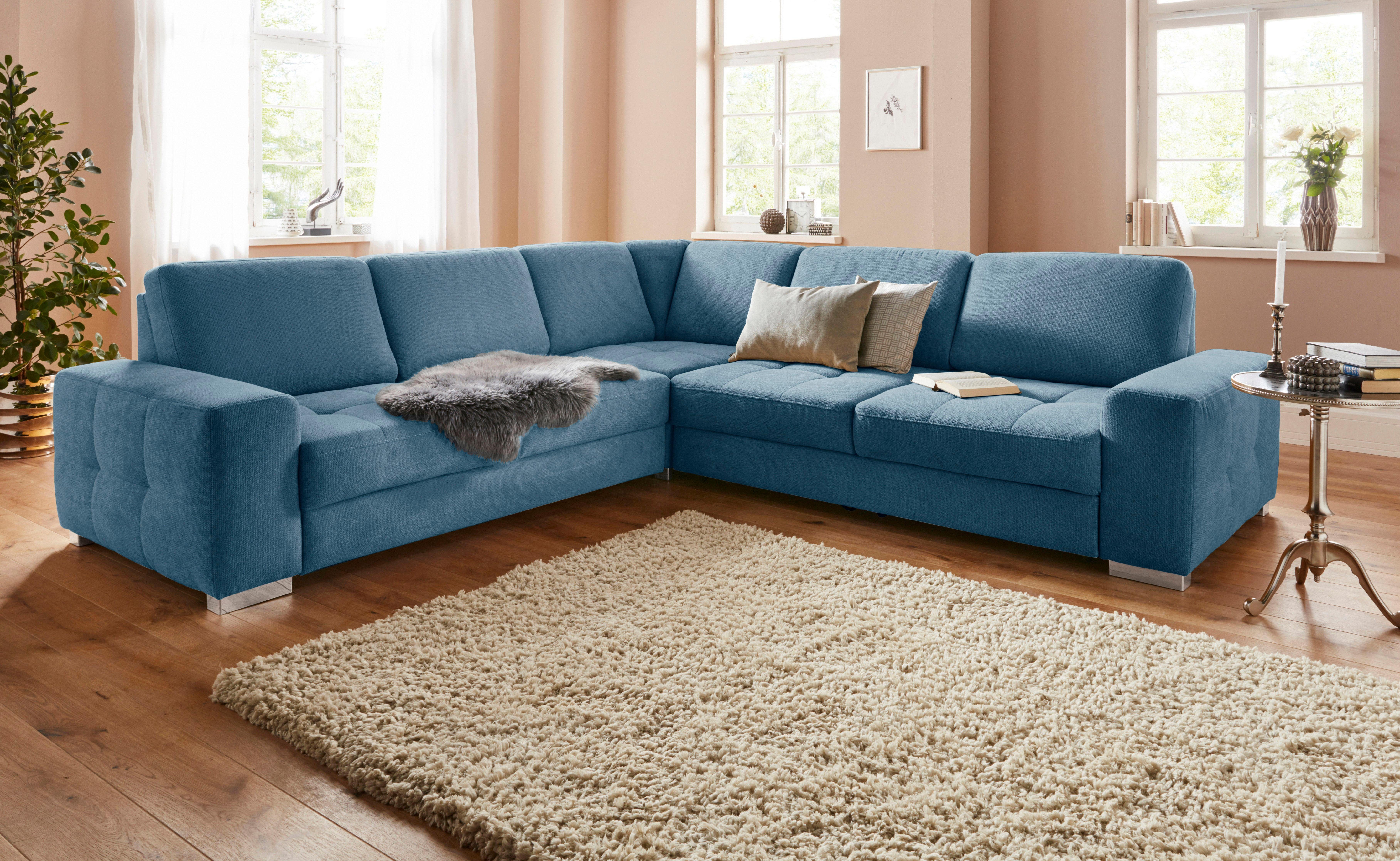 sit&more Ecksofa Santorini L-Form, mit Federkern günstig online kaufen