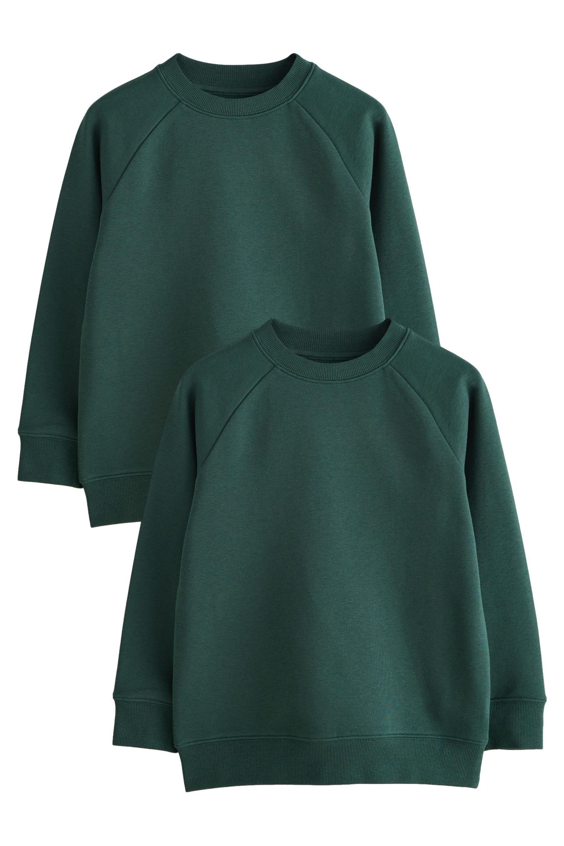 Next Sweatshirt Schulpullover mit V-Ausschnitt 2er-Pack (2-tlg)