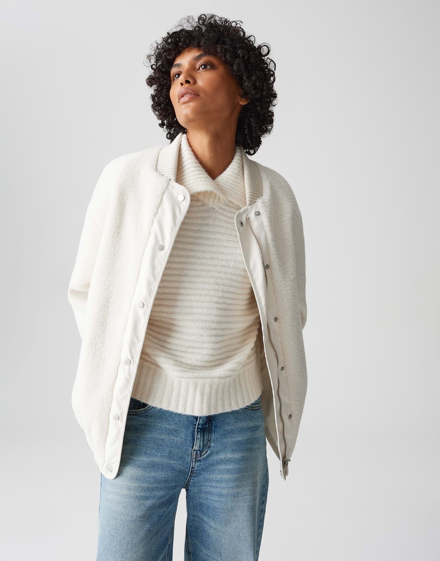 OPUS Winterjacke HULDA im Blousonstil lockere günstig online kaufen