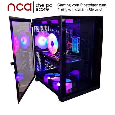 PC Store NCA Diorama 5 GHz Gaming-PC (Intel Core i9, RTX 4070 SUPER, 16GB RAM 240GB SSD ohne HDD GB RAM, Wasserkühlung, RGB Lüfter mit Controller und Fernbedienung, Windows 11 Pro)