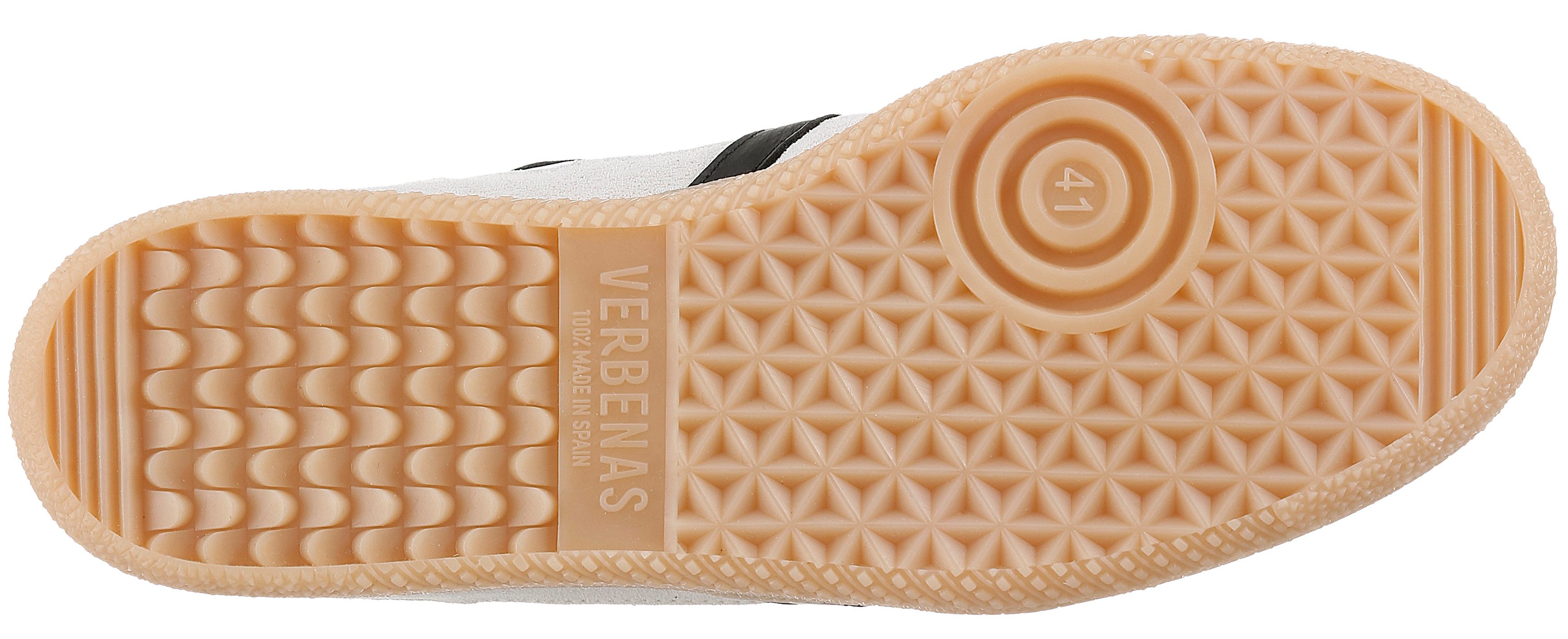 VERBENAS SIMON Sneaker Retrosneaker, Schnürschuh, Freizeitsneaker mit honigfarbener Laufsohle