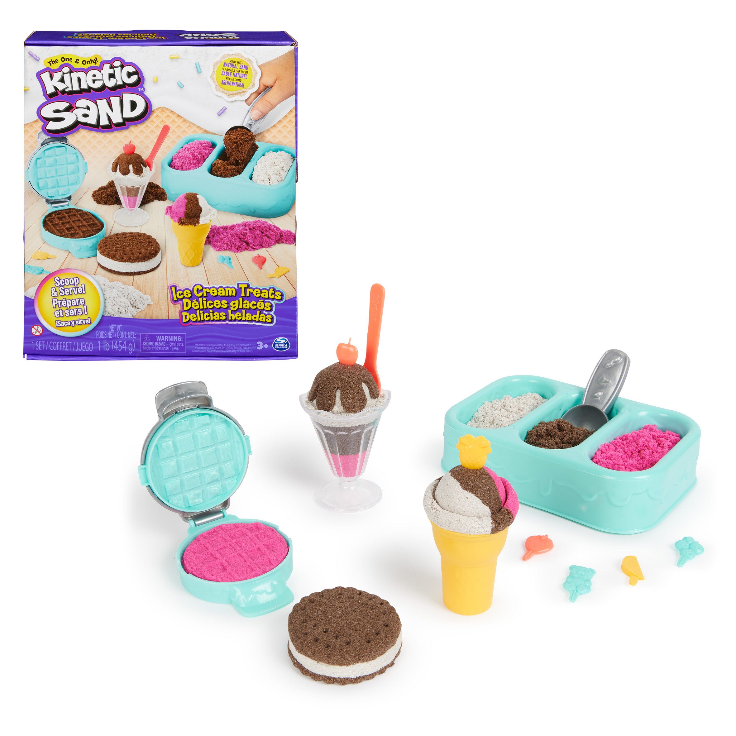 Spin Master Kreativset Kinetic Sand Eiscreme Set