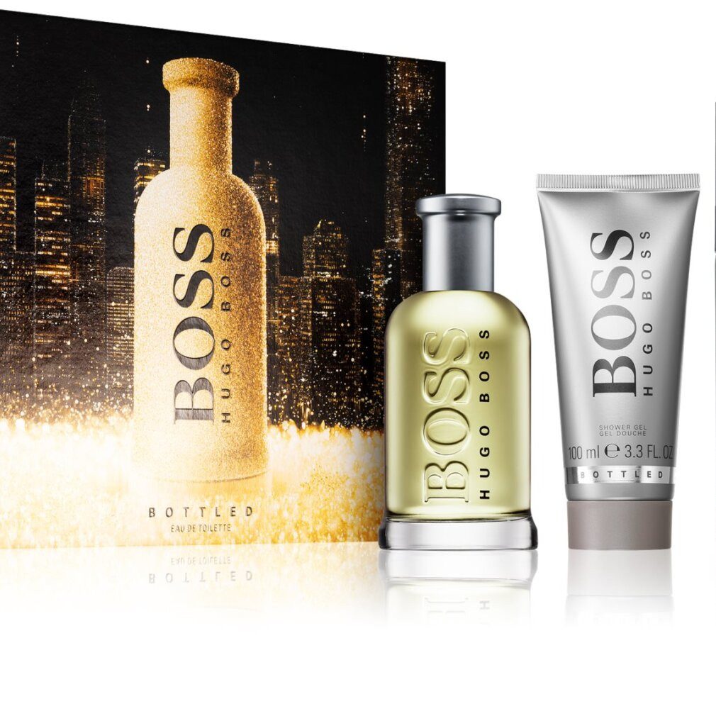 BOSS Eau de Toilette Hugo Boss Bottled Men Multi Gift Edt + Deo Spray + Shower Gel