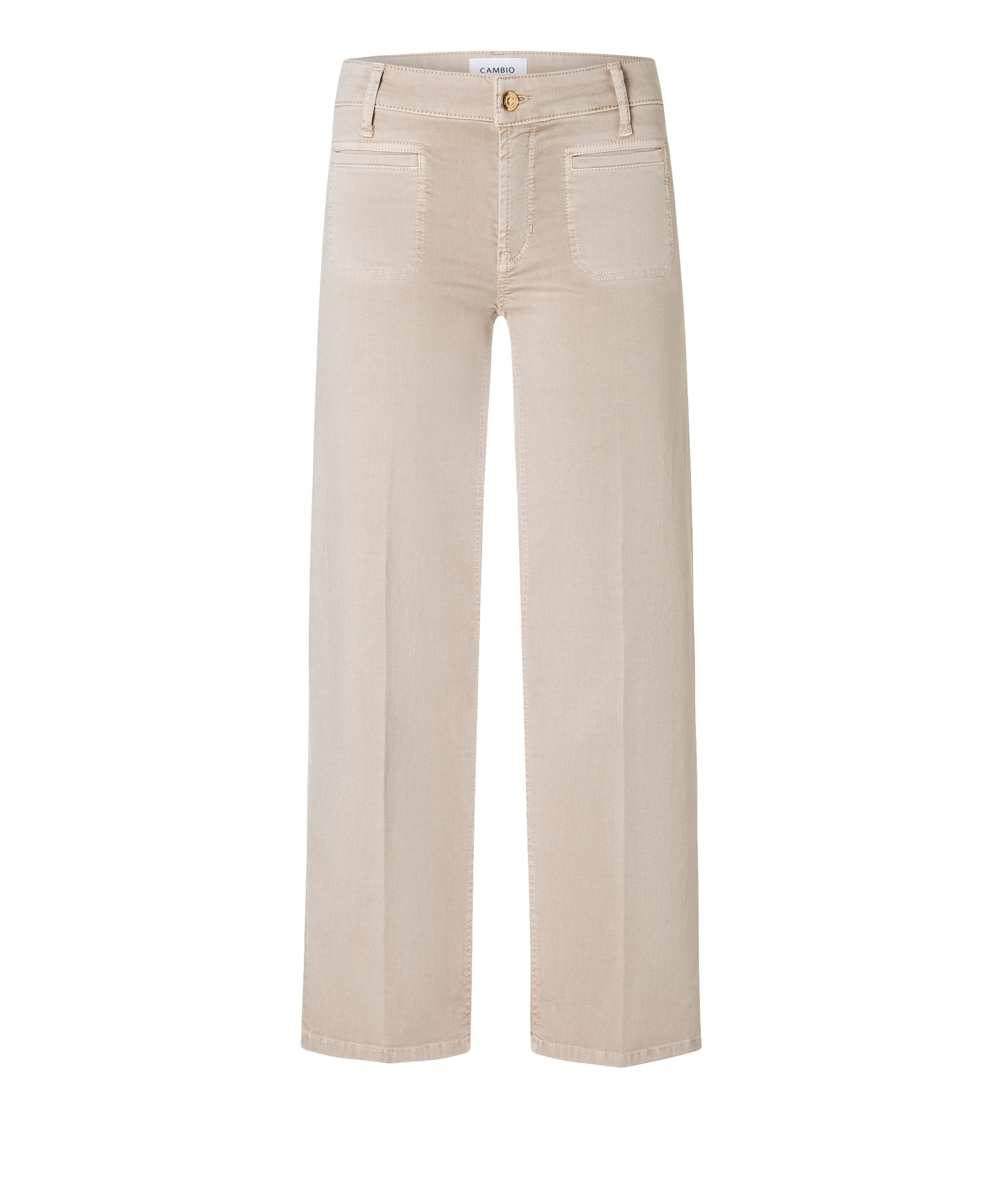 Cambio 5-Pocket-Jeans Tess cropped frappé günstig online kaufen