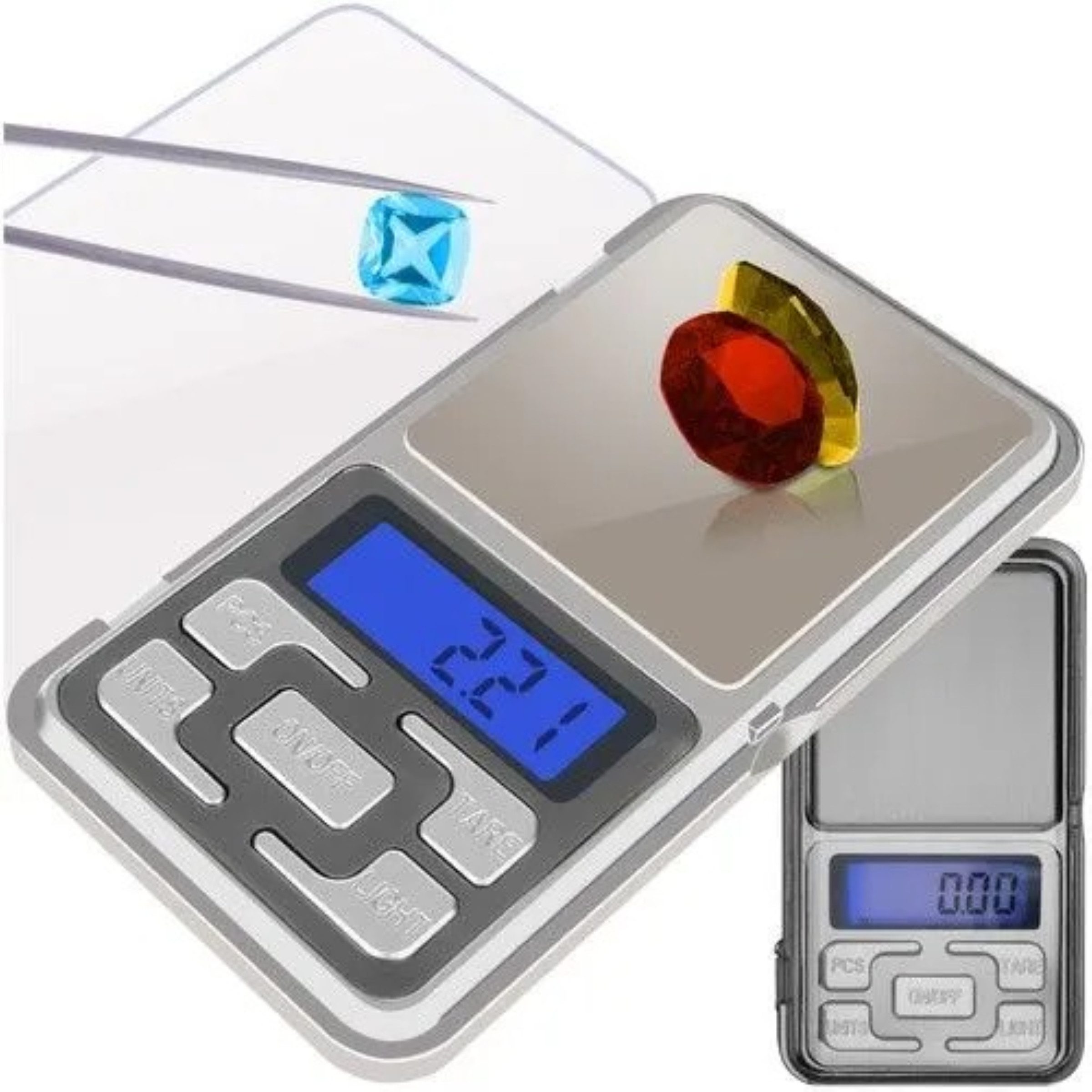ChiliTec LCD Feinwaage – Tragbare Präzisionswaage 0–10 Kg, 1 G Teilung, Mit Zählfunktion