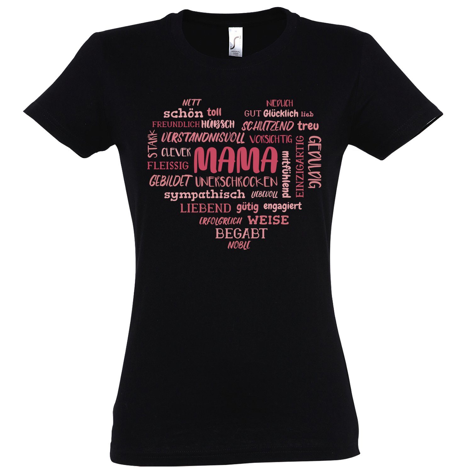 Youth Designz T-Shirt Mama Herz Damen Shirt mit modischem Print