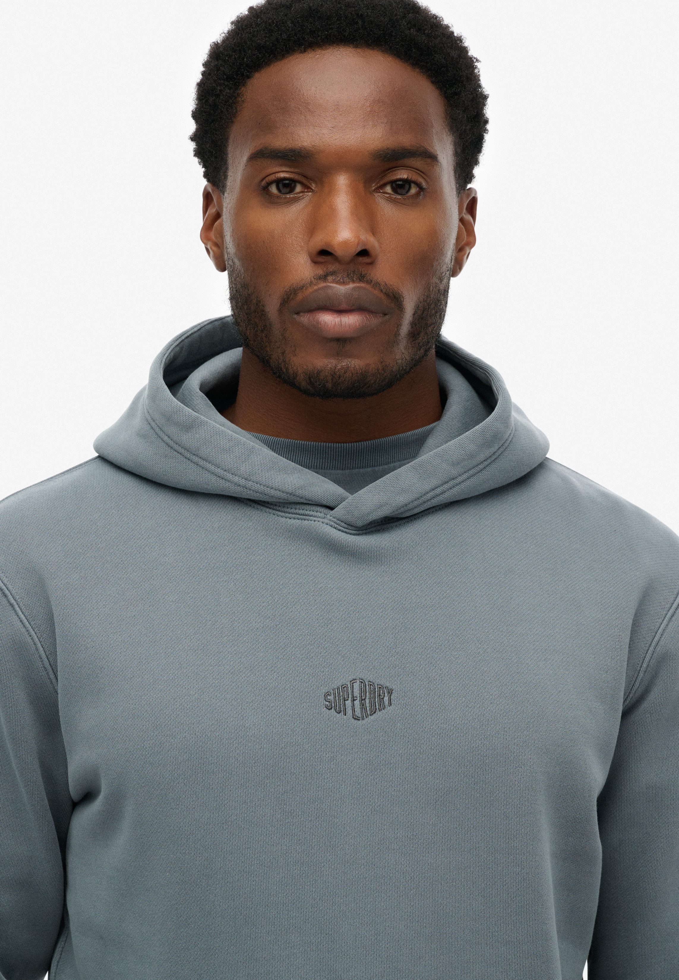 Superdry Kapuzensweatshirt MICRO LOGO HOOD mit Micro-Marken-Logo