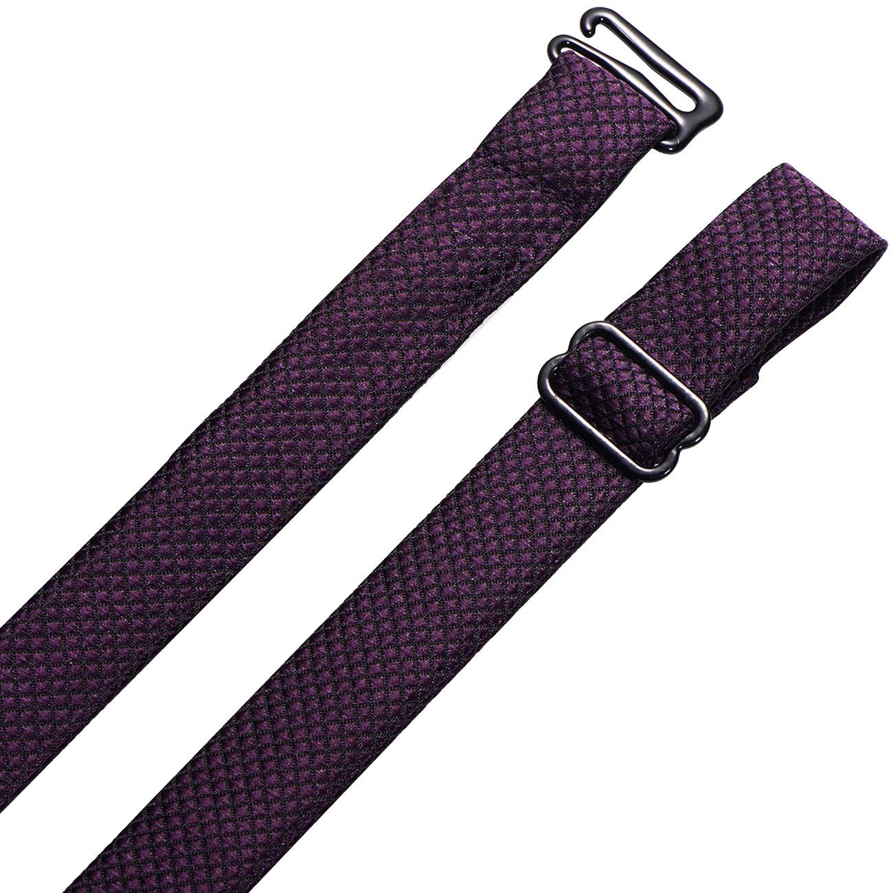 DonDon Fliege DonDon Herren Fliege 12 x 6 cm gebunden (Packung, 1-St) bereits gebunden, verstellbar, Seidenlook – Bild 5 von 5