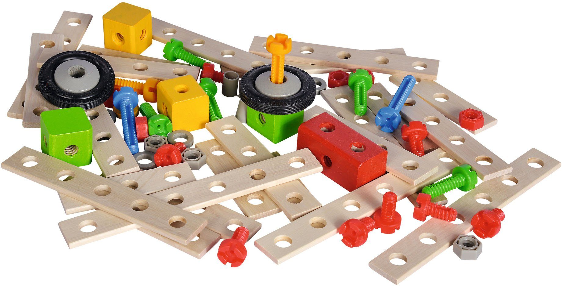 Eichhorn Constructor Tuning Set 75-Tlg Holz-Konstruktions-Set Kinder Spielzeug 