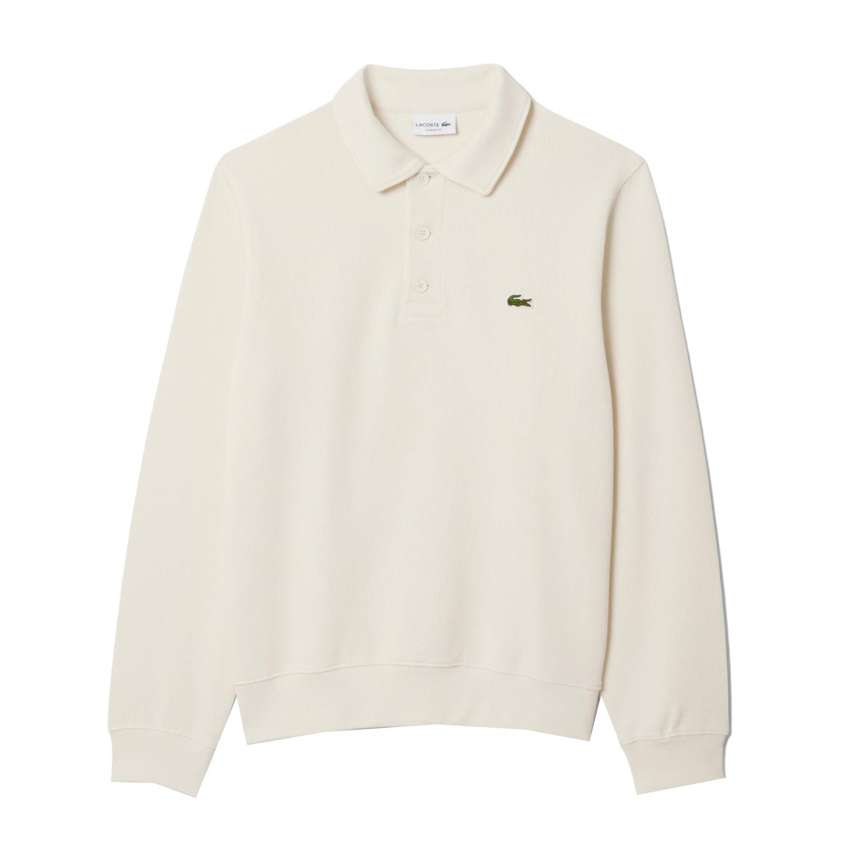 Lacoste Sweatshirt Lacoste Rippstrick Polo Sweatshirt günstig online kaufen