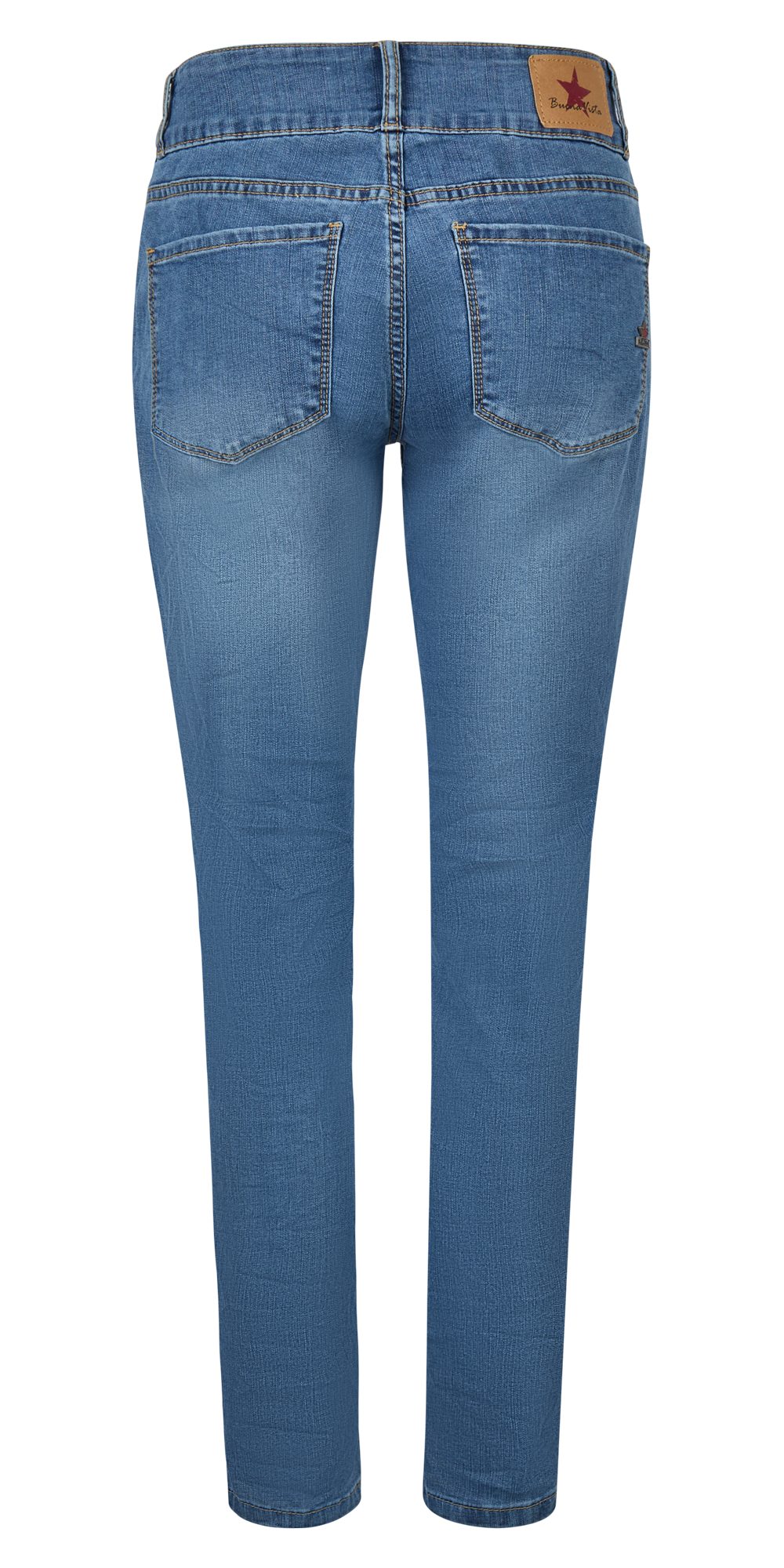 Buena Vista Stretch-Jeans BUENA VISTA TUMMYLESS CROPPED mid blue 2603 B5827 417.7414 - Stretch – Bild 2 von 2