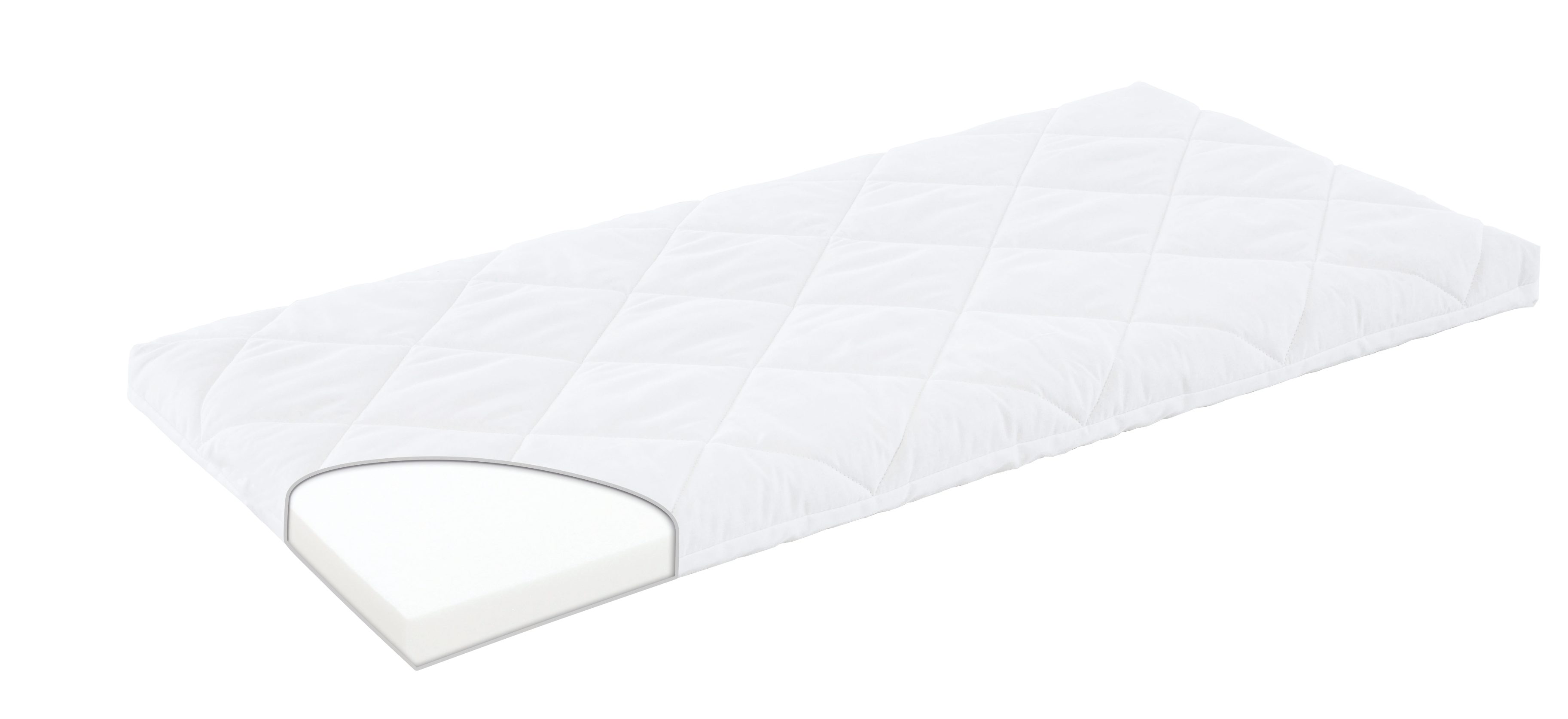 Beistellbett-Matratzen Matratze SOPHIE 90x40 cm, tiSsi®, (1- tlg), TENCEL Bezug verhindert übermäßiges Schwitzen