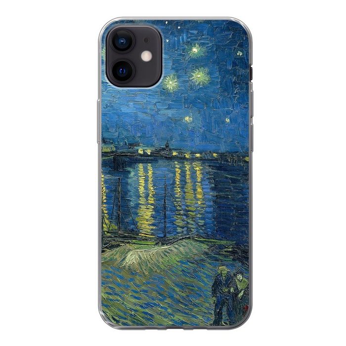 MuchoWow Handyhülle Die sternenklare Nacht - Vincent van Gogh Handyhülle Apple iPhone 12 Mini Smartphone-Bumper Print Handy