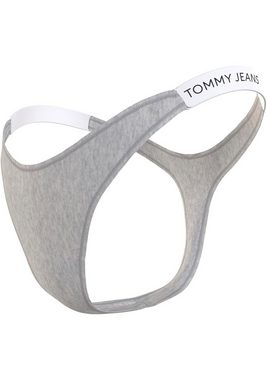 Tommy Hilfiger Underwear String HIGH LEG THONG (EXT SIZES) meliert, Logoschriftzug
