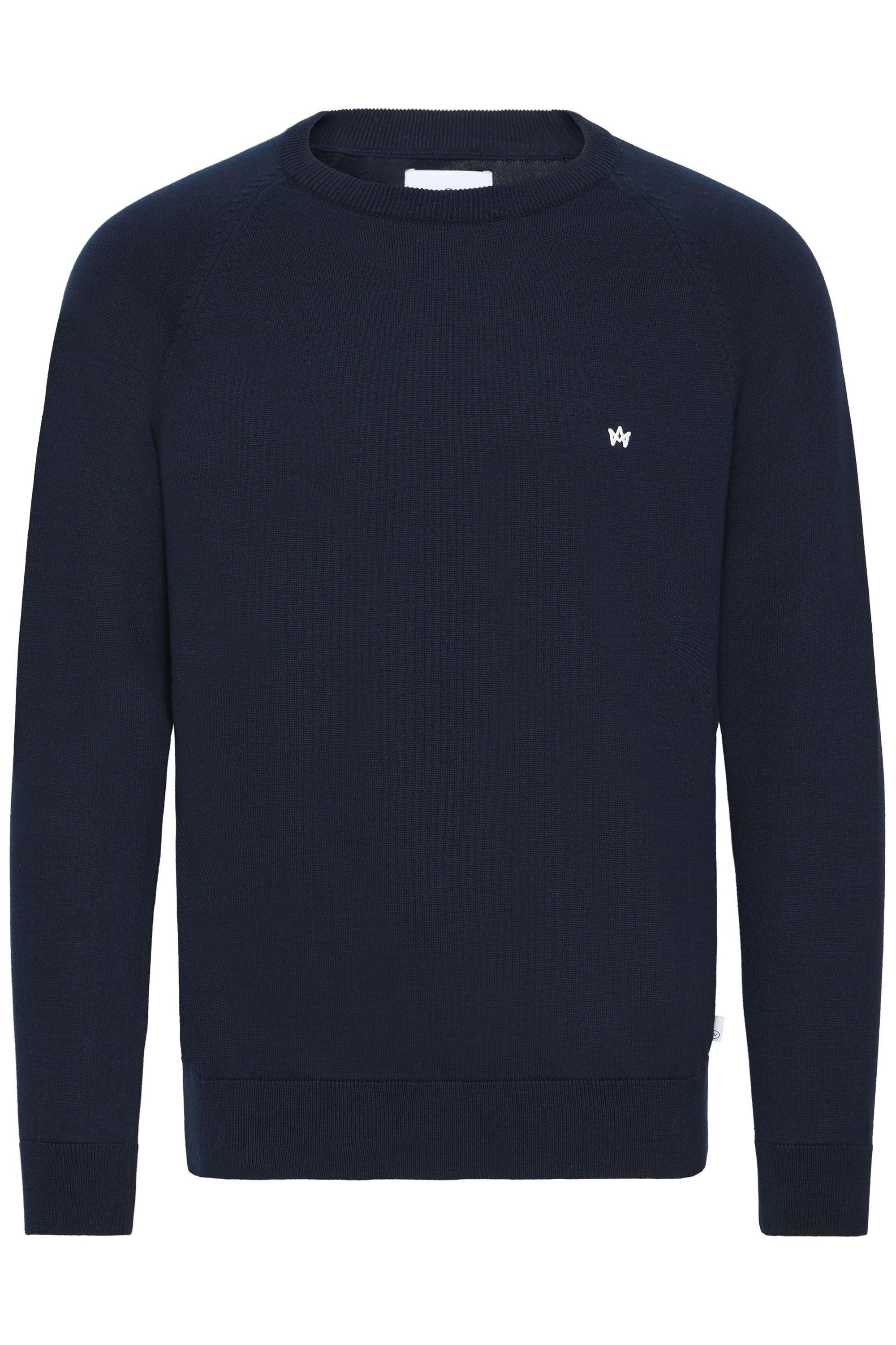 Kronstadt Strickpullover KSEmil Basic Crewneck mit Stickerei günstig online kaufen