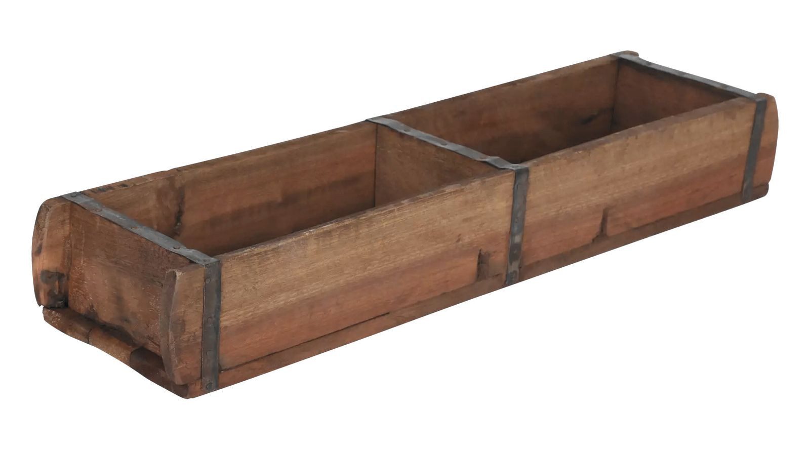CEPEWA Aufbewahrungsbox Holzkiste Ziegelform Altholz Buche Organizer Aufbewahrungsbox Vintage