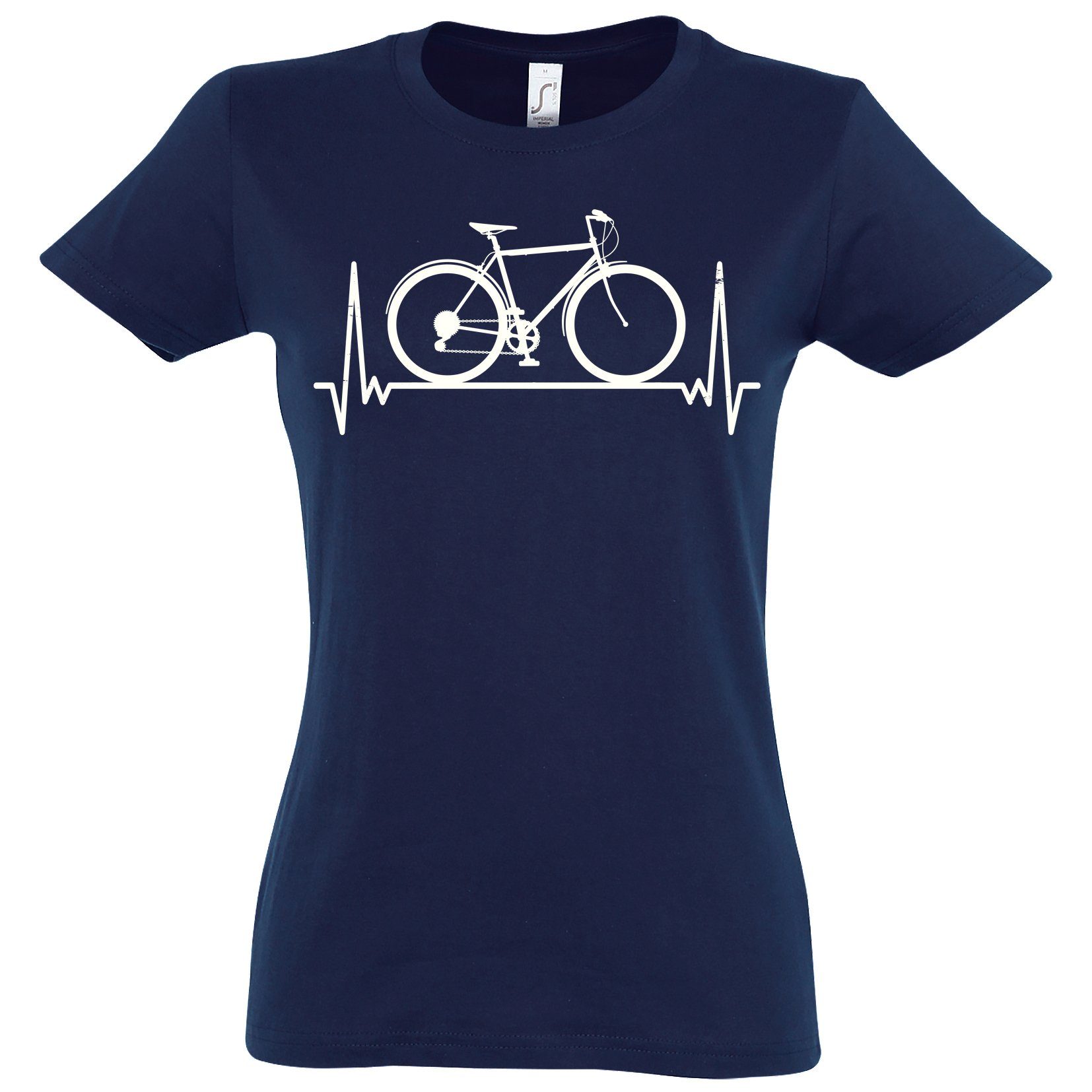 Youth Designz T-Shirt Heartbeat Fahrrad Damen günstig online kaufen