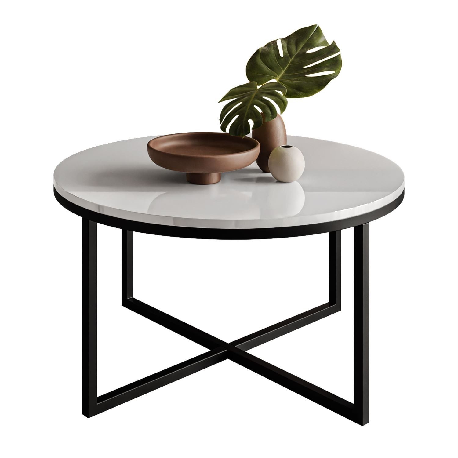 Lookway Couchtisch Runder CIRI-X Hochglanz (1 günstig online kaufen
