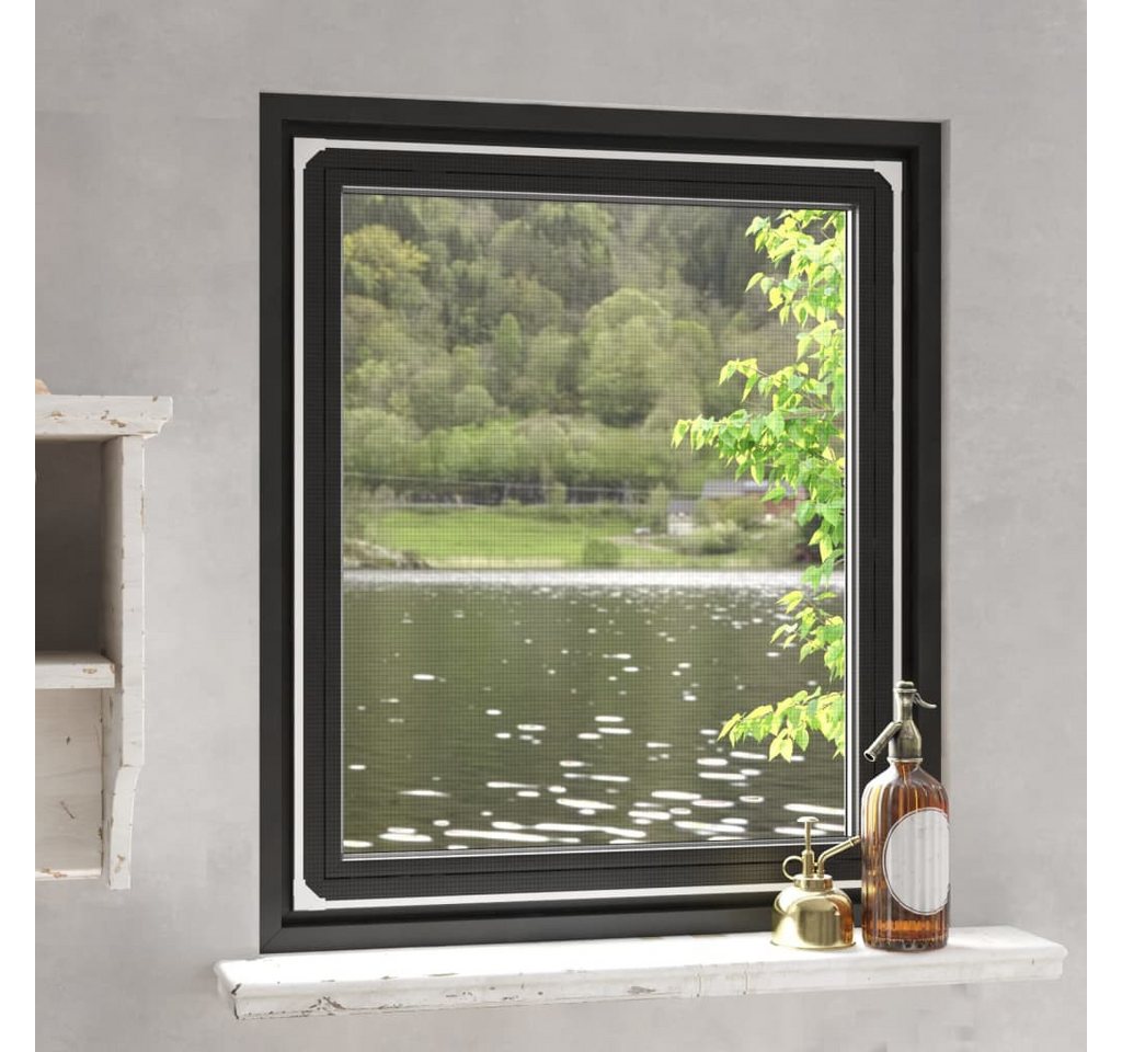 Thumbnail - vidaXL Insektenschutz-Fensterrahmen, Magnet-Insektenschutz für Fenster Weiß 100x120 cm