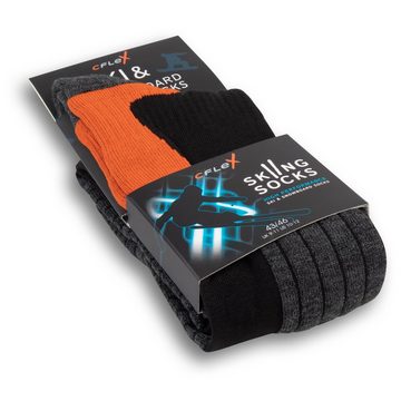 CFLEX Skisocken High Performance Ski- & Snowboard Socken für Damen & Herren