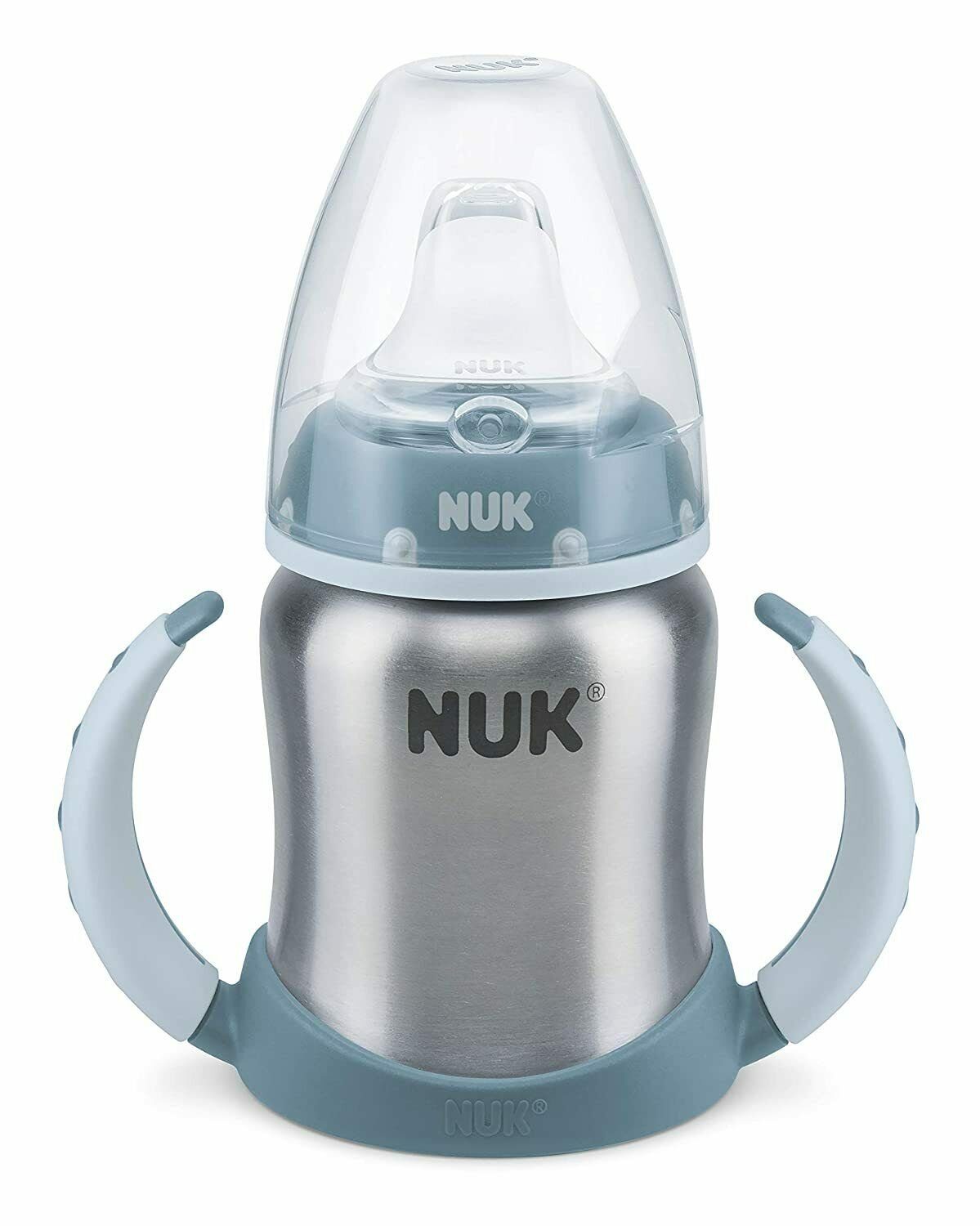 NUK Babyflasche NUK Learner Cup Trinklernbecher, Edelstahl 125ml