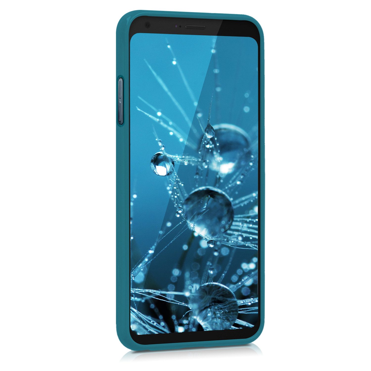 kwmobile Etui Hülle für LG Q6 / Q6+, Hülle Silikon - Soft Handyhülle - Handy Case Cover