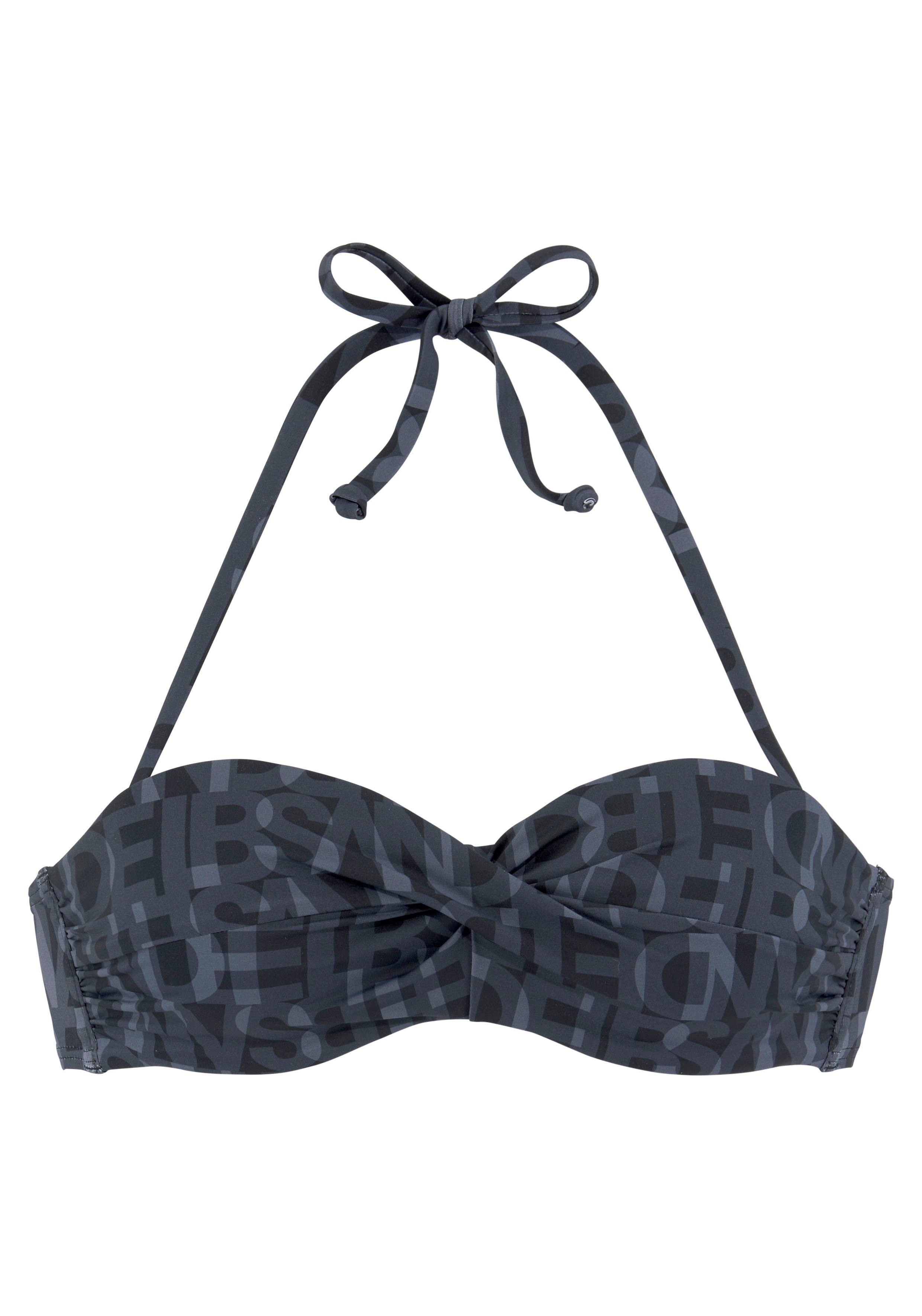 Elbsand Bügel-Bandeau-Bikini-Top Letra, mit tollem Wording günstig online kaufen