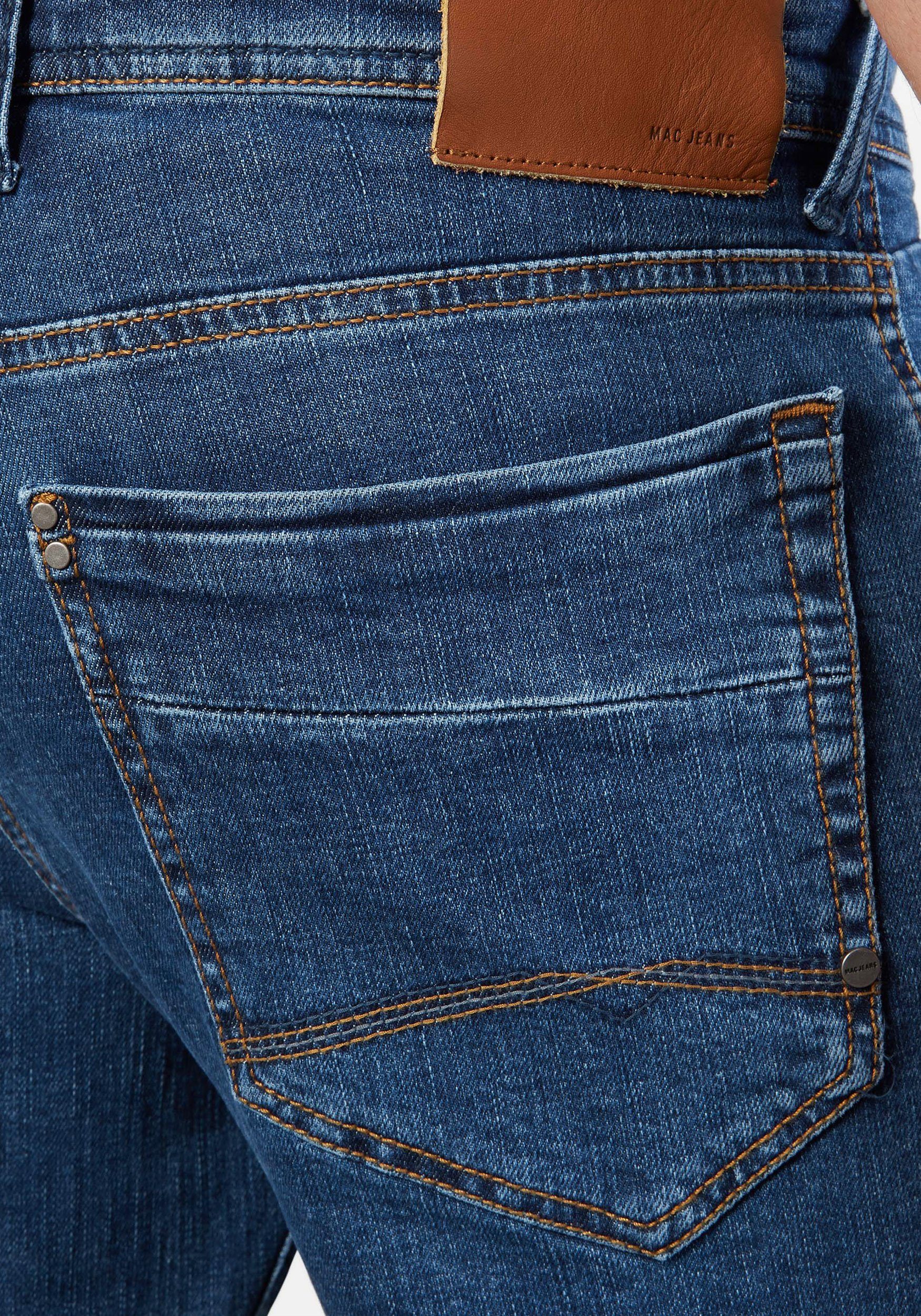 MAC 0982L Stonewash Denim Blue Ben Basic H608 5-Pocket-Jeans