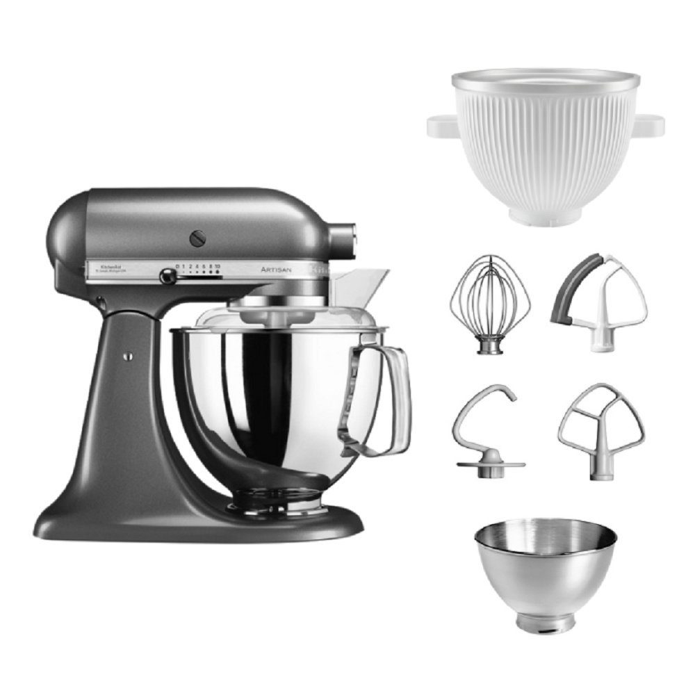 4,8 Küchenmaschine Matcha Grün Eiszubereiter Icelover mit Küchenmaschine KitchenAid 5KSM175 KitchenAid L