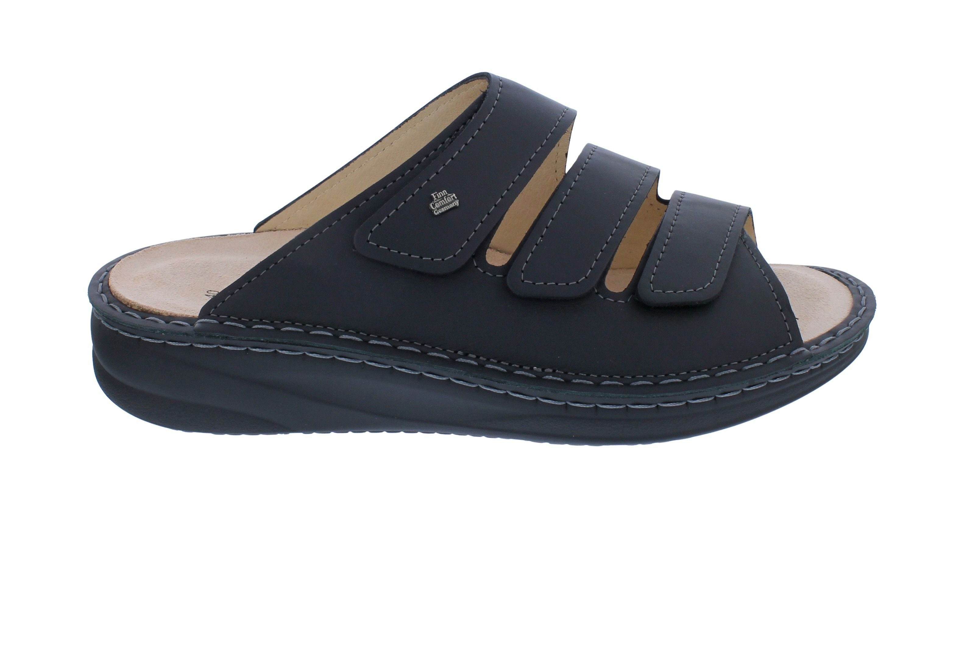 Finn Comfort Finn Comfort Pantolette 1702-615099, Glattleder, Schwarz, Extra weiche Pantolette