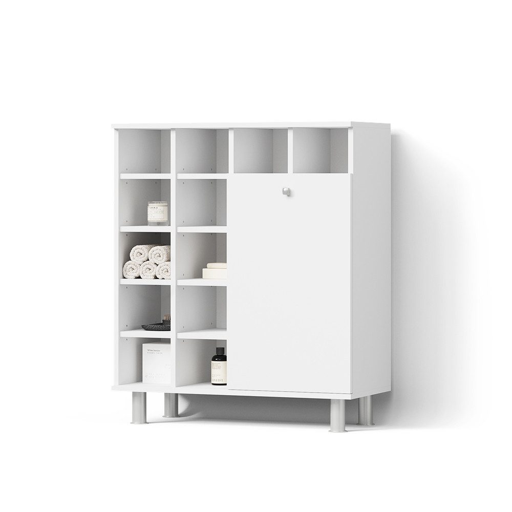 Livinity® Wäscheschrank Fucino, Weiß, 78.4 x günstig online kaufen