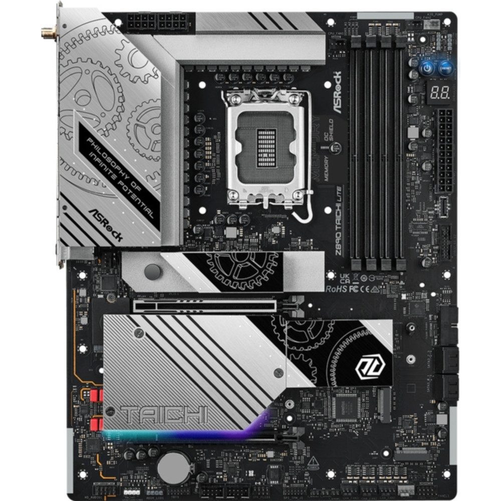 Asrock ASRock Z890 Taichi Lite ATX Mainboard für Intel CPUs Computer-Kabel, Thunderbolt 4 Unterstützung