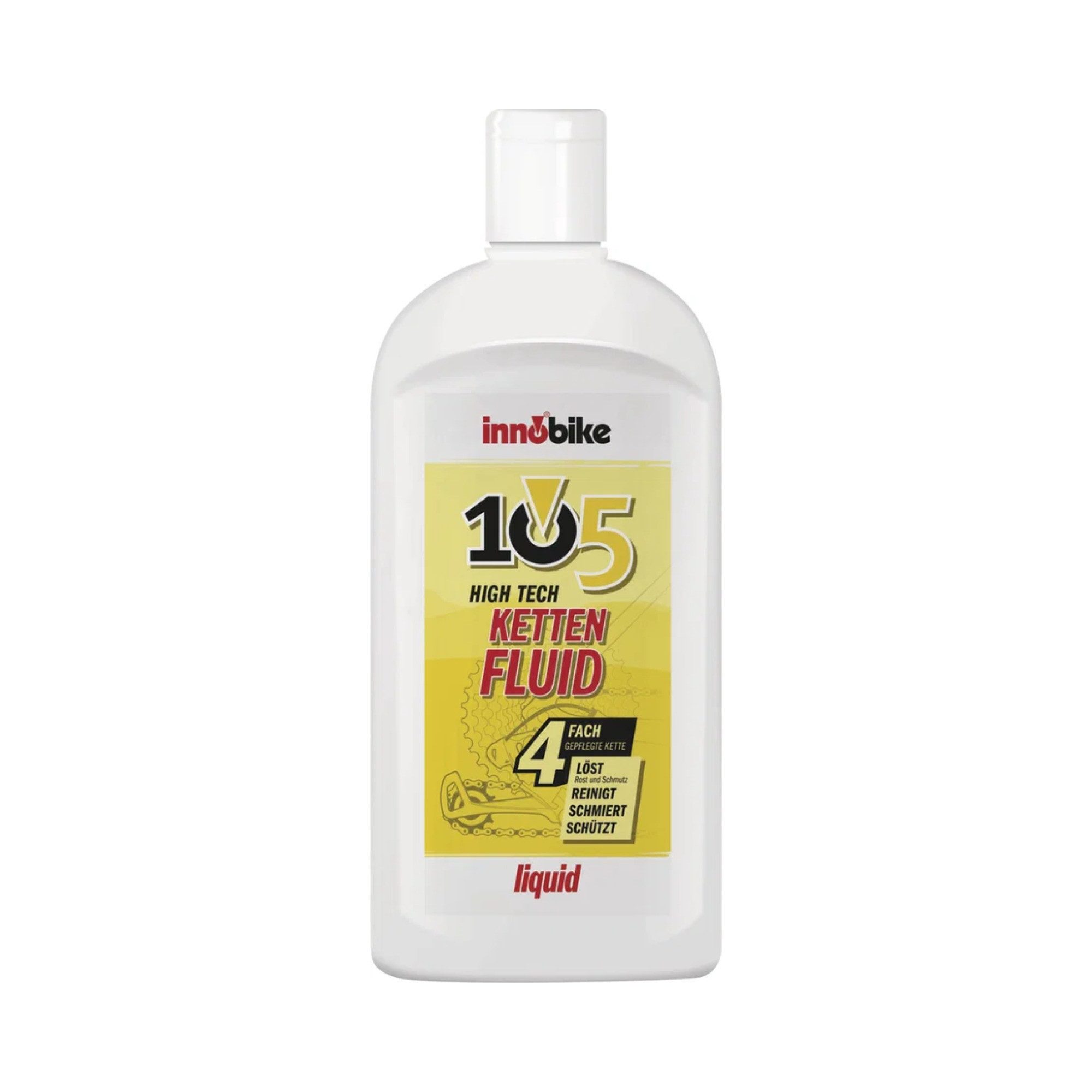 innobike Fahrradkette innobike Kettenfluid High Tech 105 300 ml Flasche mit Pinselaufsatz