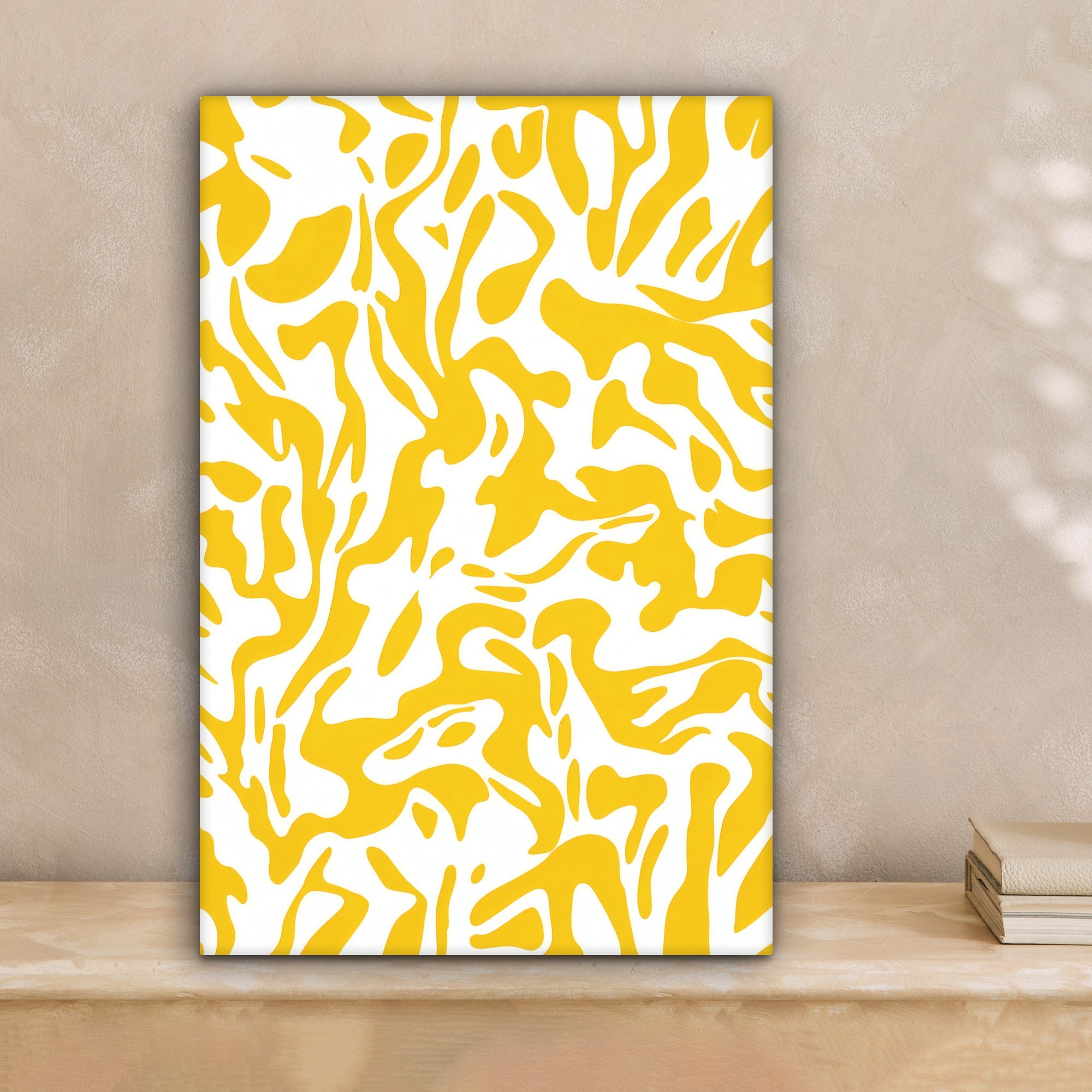 OneMillionCanvasses® Leinwandbild Formen - Weiß - günstig online kaufen