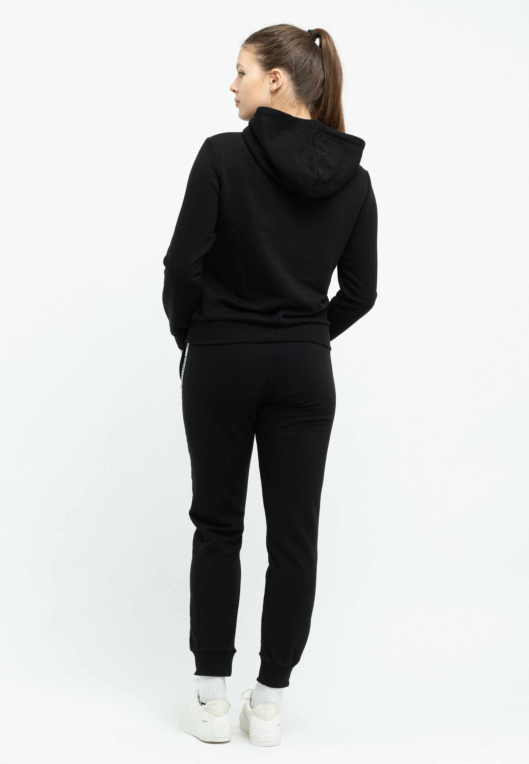 Tom Barron Freizeitanzug Tom Barron Line Pattern Sweatshirt Hoddie And Pant Set, mit sportivem Design
