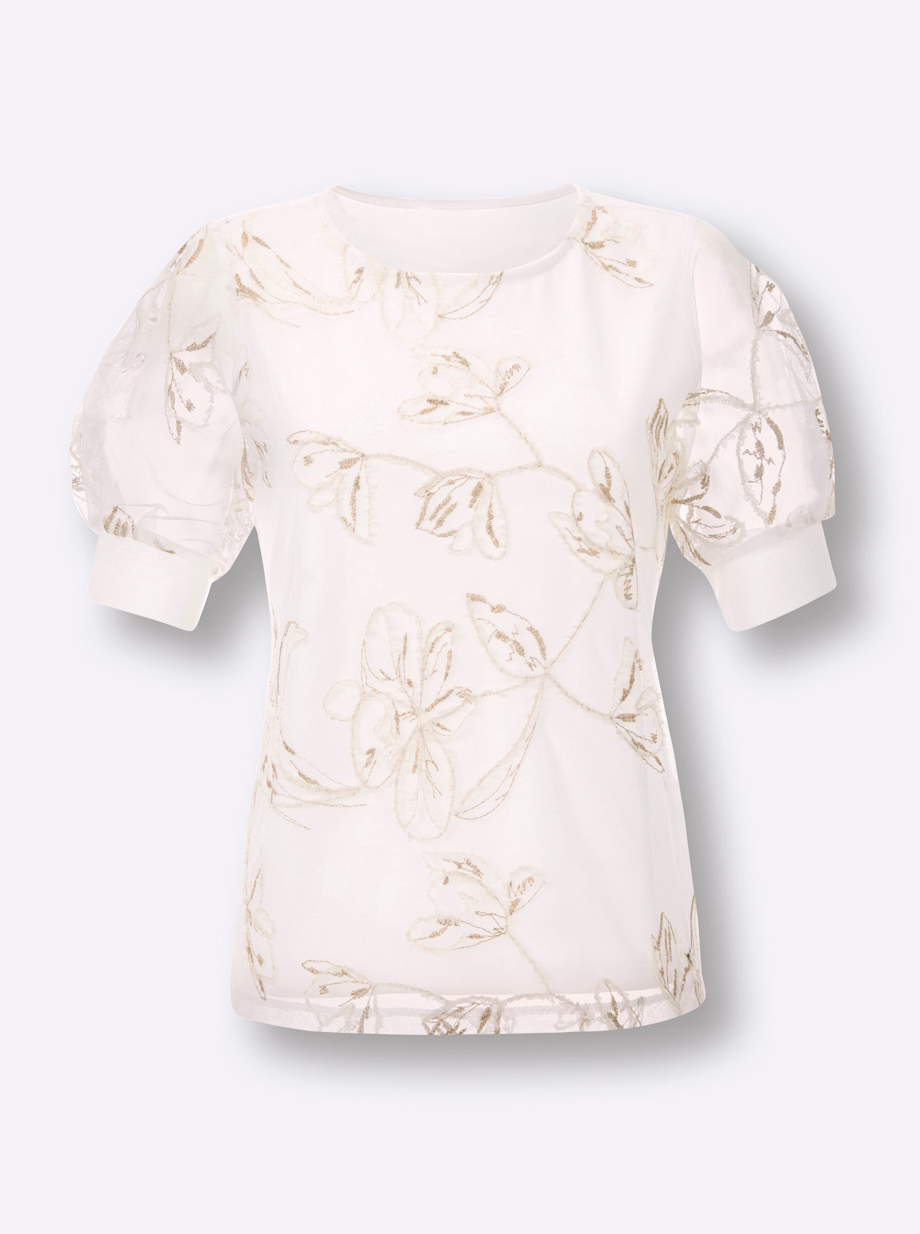 T-Shirt Mesh-Shirt Kurzarm