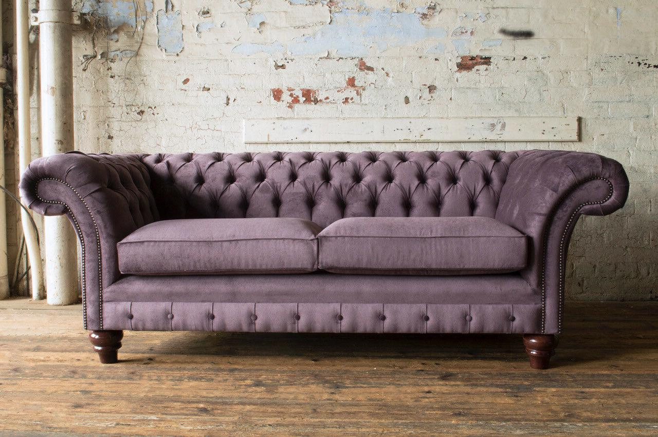 Xlmoebel Chesterfield-Sofa Designer-Sofa mit hochwertigem Stoff und elegantem Design, Hergestellt in Europa