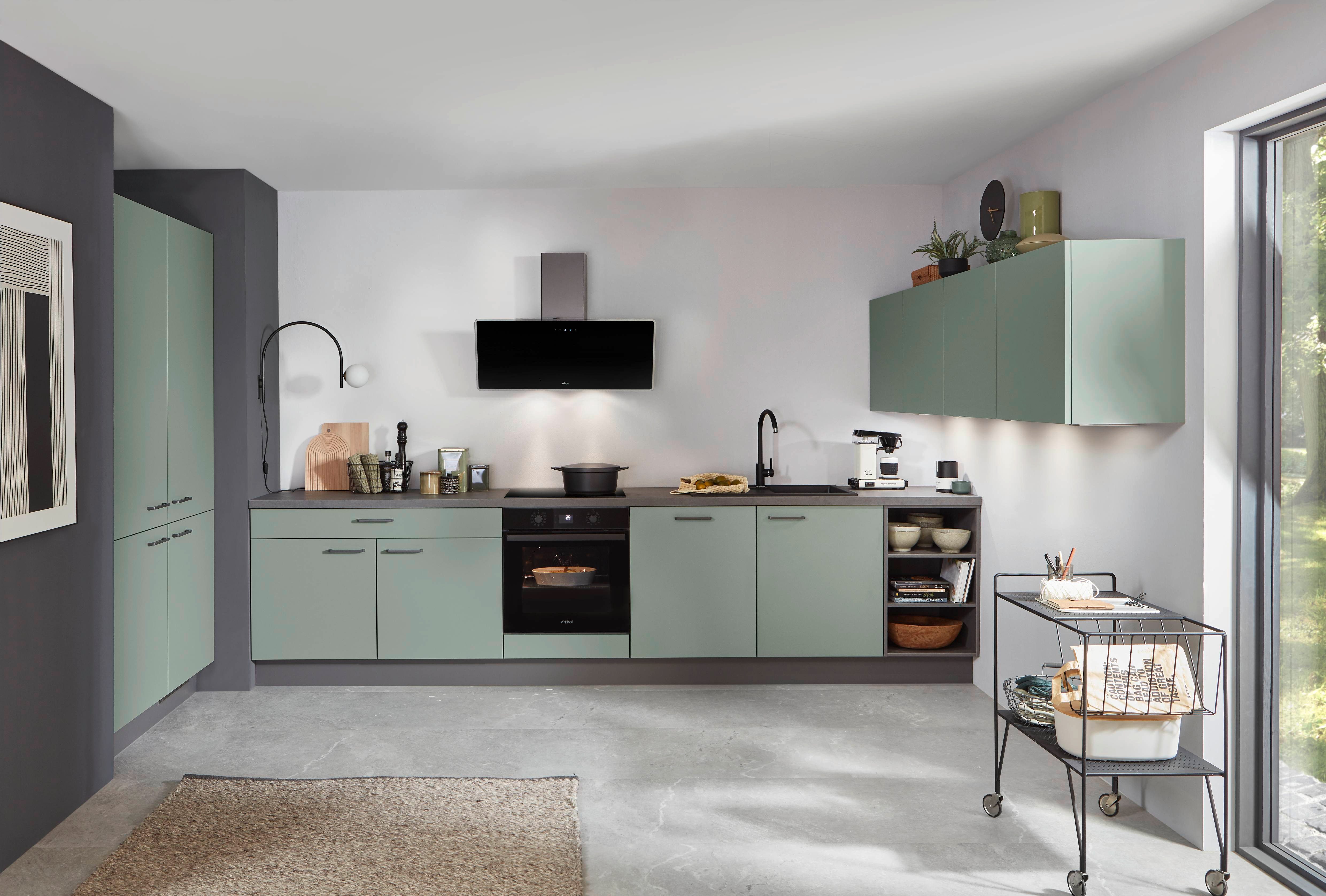 nobilia® Winkelküche Kristiansand, individuell anpassbar, gratis Küchenplanung mit Profis, (Breite 705 cm), vormontiert, wahlw. mit E-Geräten, Preis inkl.Lieferung