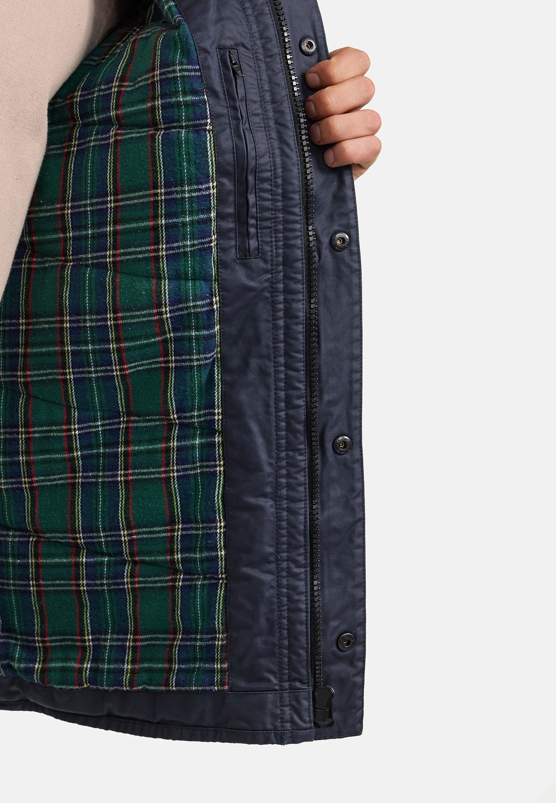 Indicode Sommerjacke Herren INFilmen Winterjacke Herrenjacke mit klassischem Cordkragen
