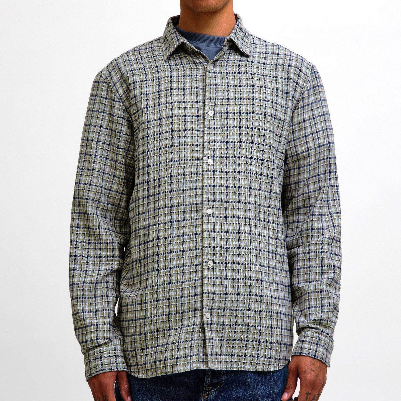 Jack & Jones Karohemd JORJOSHUA Flannel Check Shirt LS LN mit Knopfleiste – Bild 3 von 5