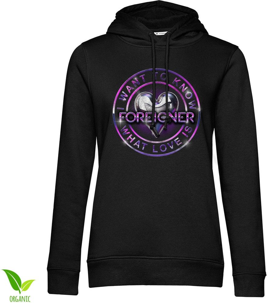 Foreigner Hoodie I Want To Know What Love Is Girly Hoodie