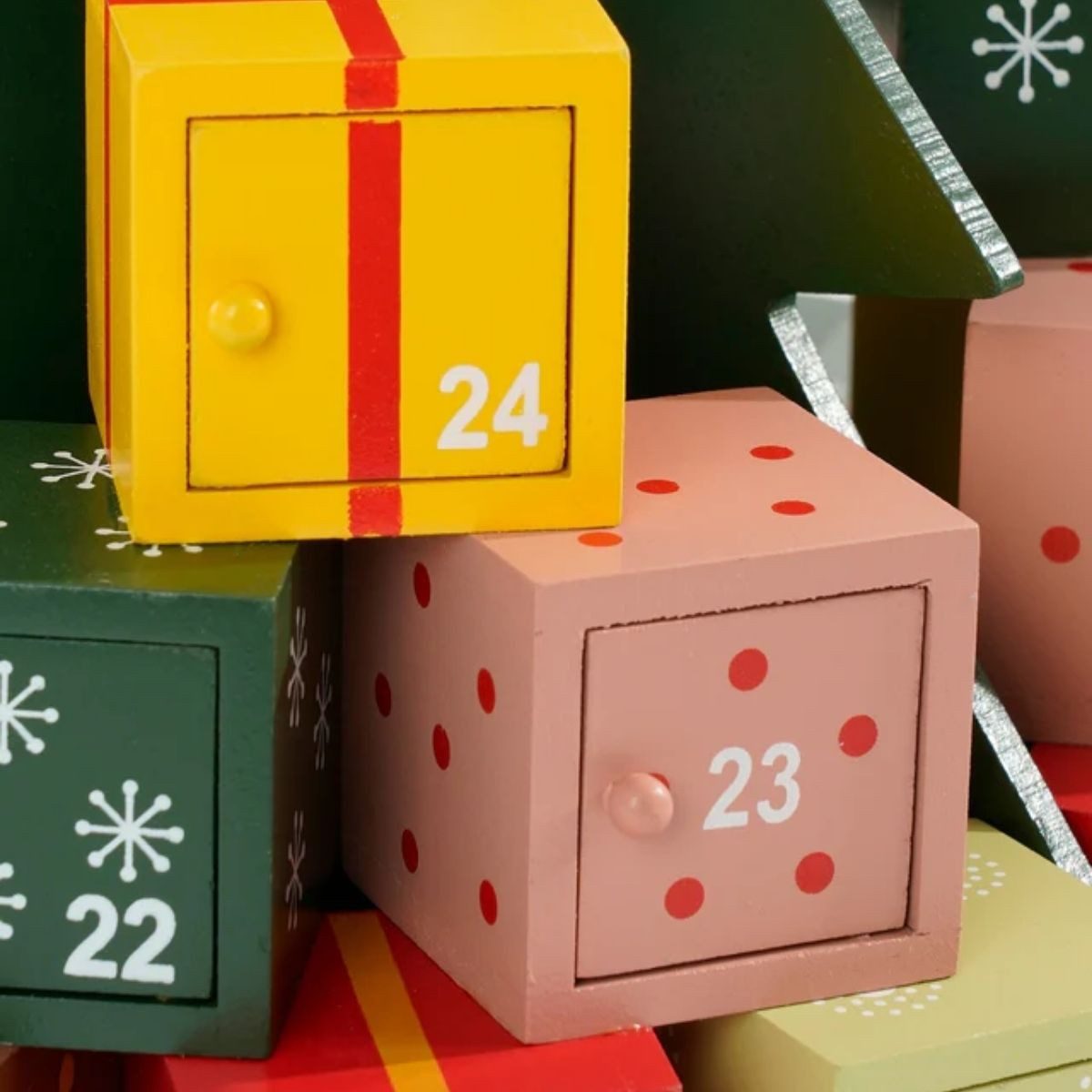 Mica Decorations Adventskalender Mica Decorations Adventskalender Weihnachten 24 Fächer H30x